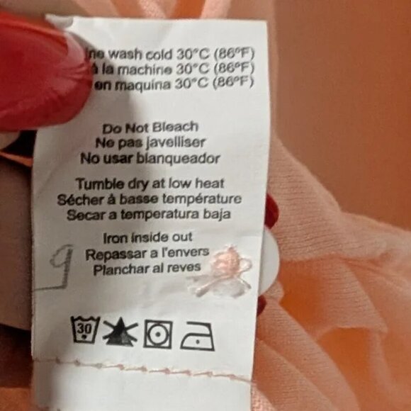 Sundry | Love Oversized Shirt In Neon Peach - Picture 8 of 14